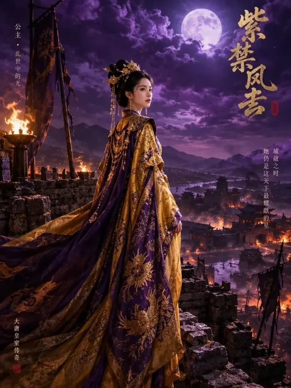 《穿成亡国公主后我重开盛世》封面｜穿越重生短剧-黄果剧场